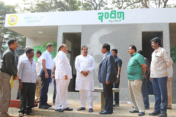 ಇಂದಿರಾ ಕ್ಯಾಂಟೀನ್ ಕಟ್ಟಡ ಕಾಮಗಾರಿಯನ್ನು ಶೀಘ್ರ ಪೂರ್ಣಗೊಳಿಸಿ: ಕೆ.ಜೆ.ಜಾರ್ಜ್ ಸೂಚನೆ